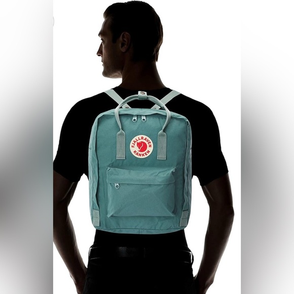NWT! Fjallraven Kanken original size backpack color frost green - Picture 1 of 5